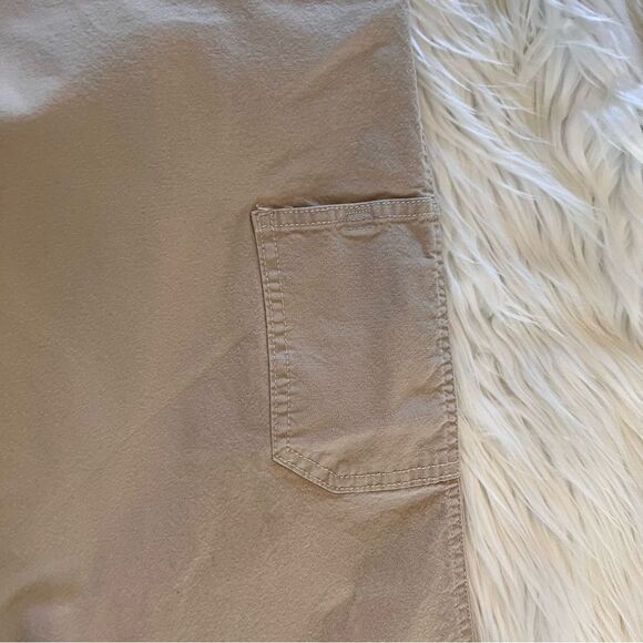 Columbia Pants Men 100% Cotton Khaki Size 36x31 Flat Front Regular Fit - Picture 7 of 9
